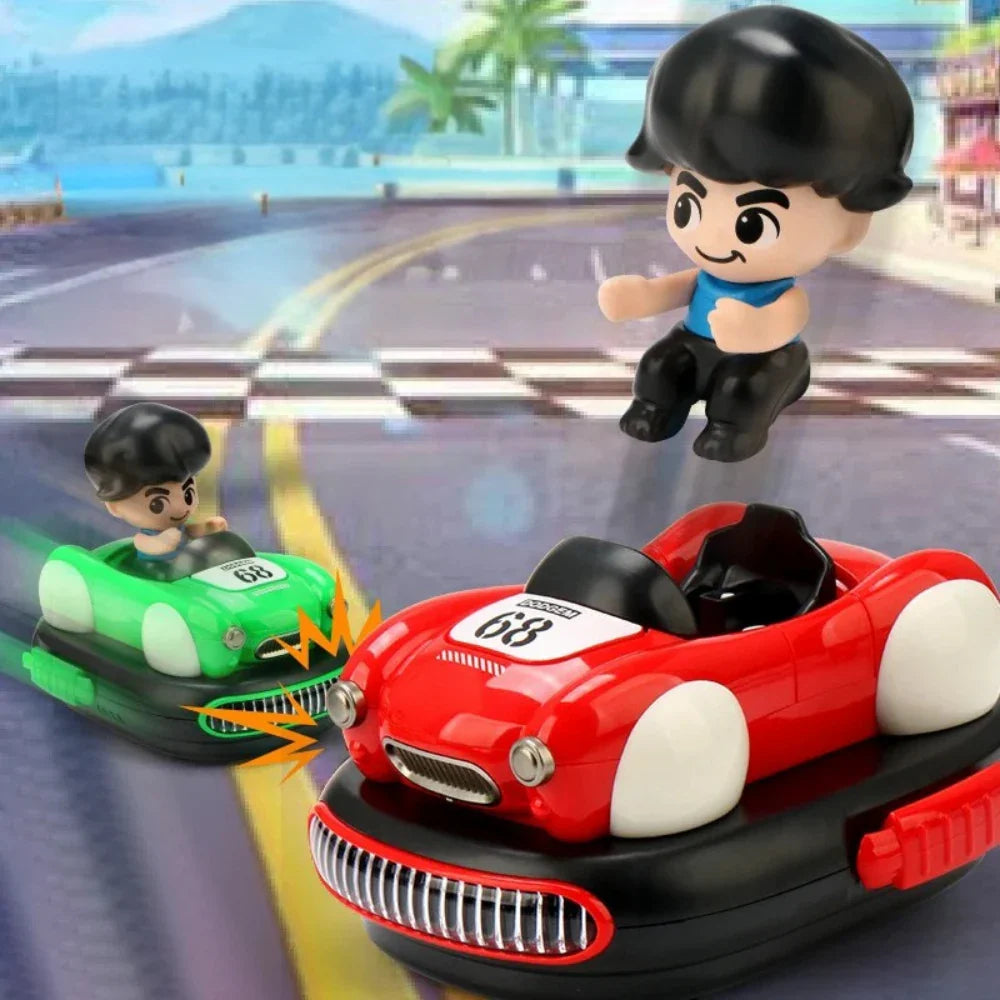 Set de Autitos Chocadores a Control Remoto Piloto Bumper Car