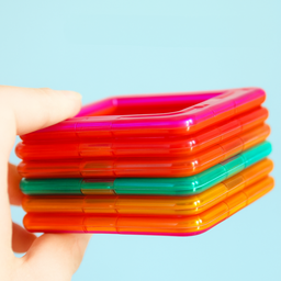 Set de Construccion Magnetico Piezas Magneticas 64 Piezas