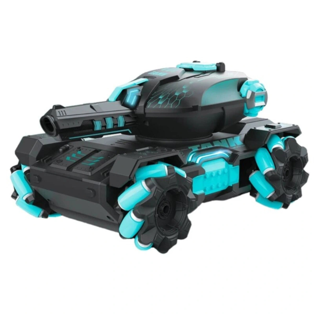 Tanque A Control Remoto Teledirigido Lanza Bolitas De Biogel