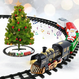 Tren Electrico Navideño Base de Arbol Decorativo Navidad