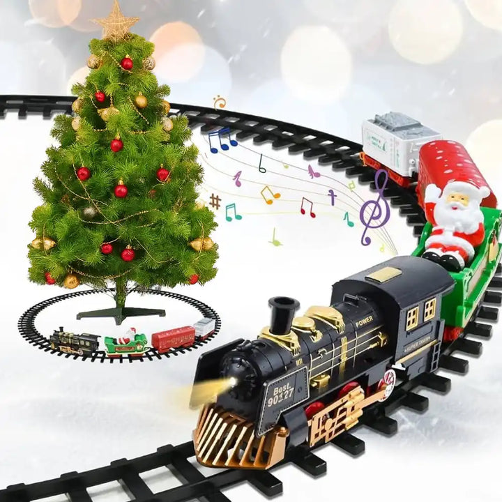 Tren Electrico Navideño Base de Arbol Decorativo Navidad - vista 2