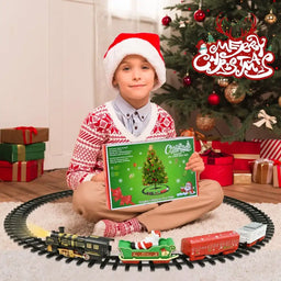 Tren Electrico Navideño Base de Arbol Decorativo Navidad