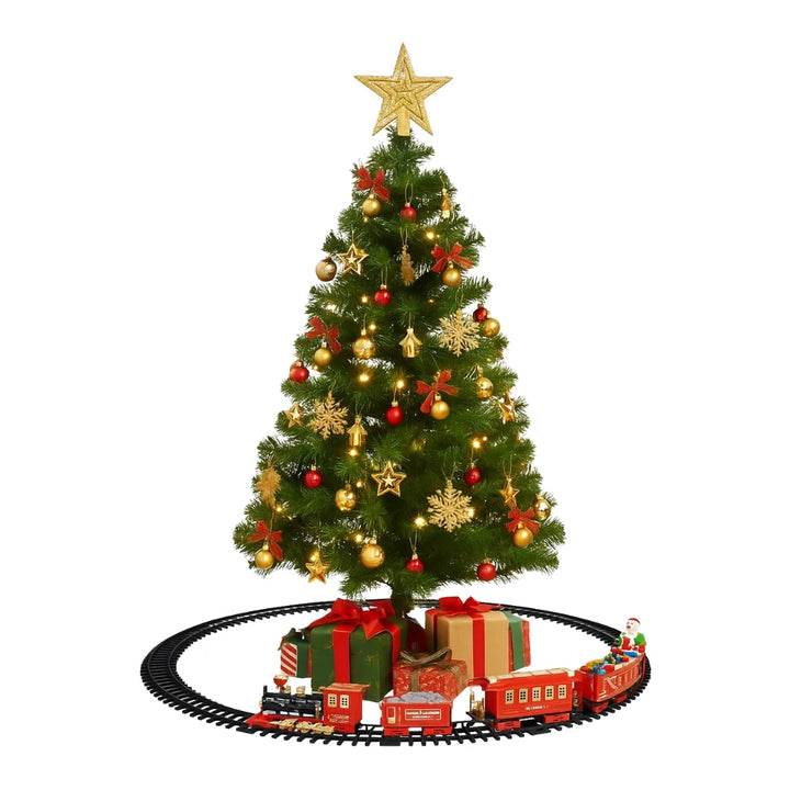 Tren Electrico Navideño Base de Arbol Decorativo Navidad