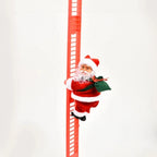 Viejo Pascuero Santa Sube y Baja Escalera Decoracion Navidad