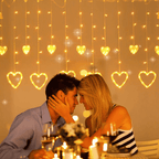 Luces Navideñas Solares Led Corazones Decoracion Navidad - Fliperex