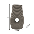 Jarron Florero De Ceramica Fina Decorativo Moderno Cafe - Fliperex