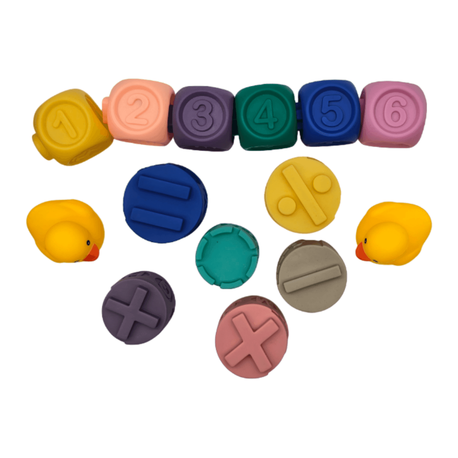 Juguete Didactico Para Bebe Sensorial Apilable Bloques Suave - Fliperex