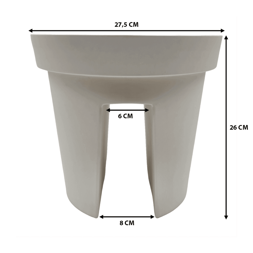 Macetero Colgante Para Balcon Terraza Plastico Maceta Jardin - Fliperex