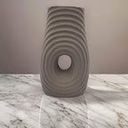 Jarron Florero De Ceramica Fina Decorativo Moderno Cafe - Fliperex