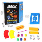 Set Juego De Magia y Trucos Clásico Para Niño Adulto Celeste - Fliperex
