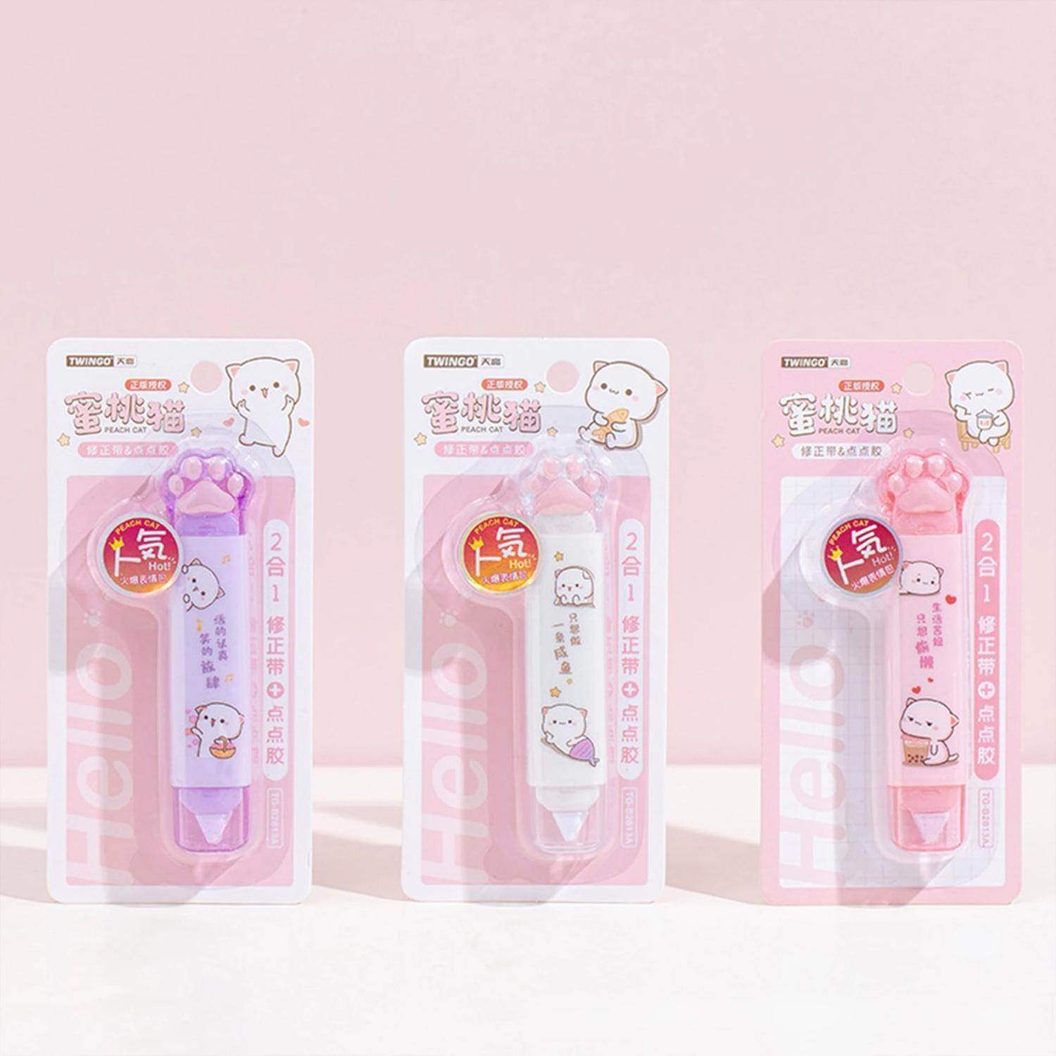 Lapiz 2 En 1 Corrector Y Pegamento En Cinta Patita - Fliperex