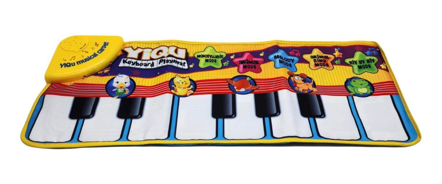 Alfombra Musical Piano Animal Para Bebe Juega Y Aprende - Fliperex