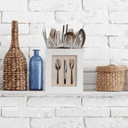 Organizador De Servicios Cubiertos De Cocina Porta Servicios - Fliperex