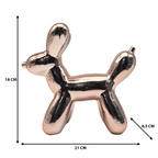 Adorno Perro Mascota Efecto Globo Metalizado Decoracion - Fliperex