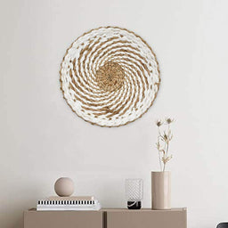 Circulo Decoración De Mimbre Para Pared Casa Terraza Variado - Fliperex