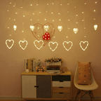 Luces Navideñas Solares Led Corazones Decoracion Navidad - Fliperex