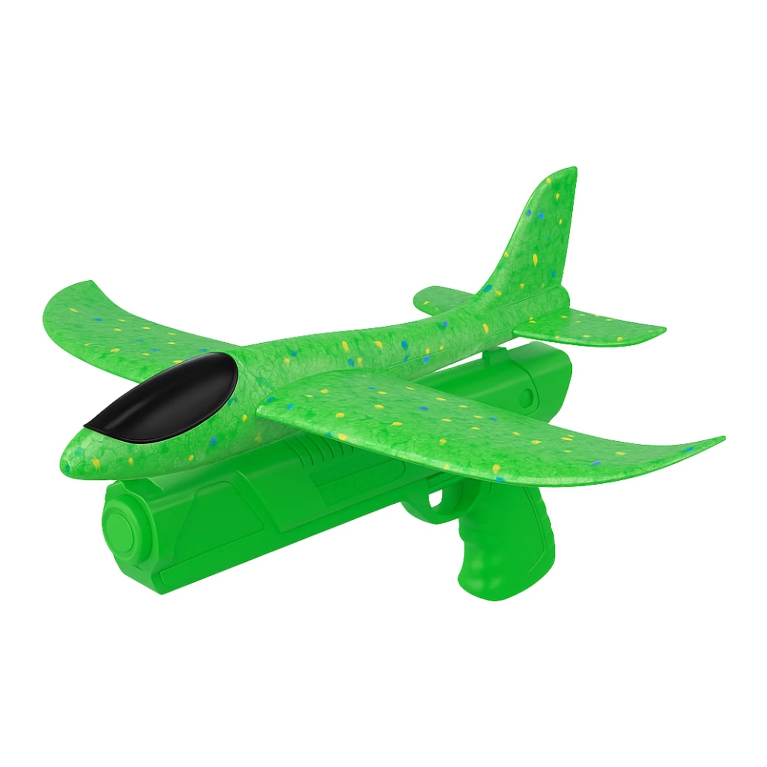 Juguete Avion Planeador Con Pistola Disparo Aereo Niños