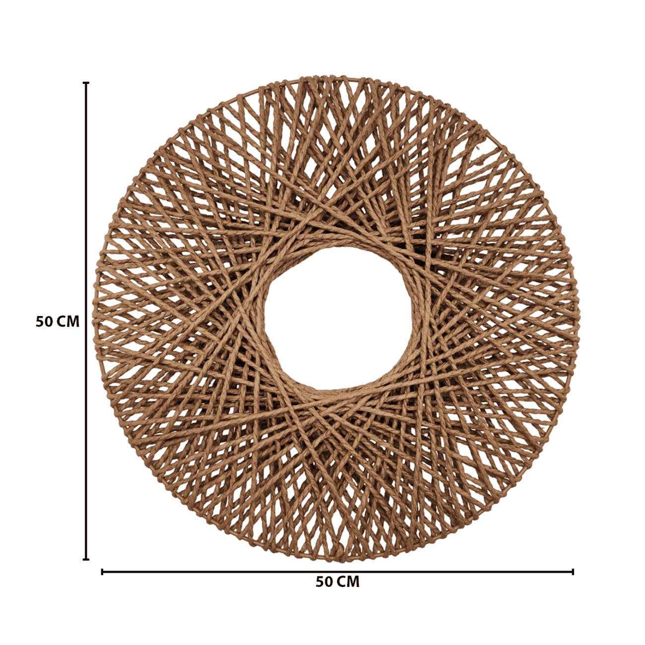 Circulo De Decoracion Colgante Hecho A Mano Living Terraza - Fliperex