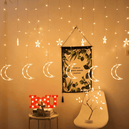 Cortina De Luces Cortina Led Luces Navideñas Guirnalda Luces - Fliperex