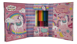 Set De Arte Para Niños Lapices Dibujos y Pizarra Colorear - Fliperex