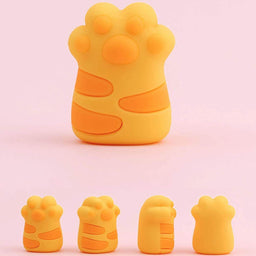 Set 2 Gomas De Borrar Patita De Gato Kawaii Colores - Fliperex