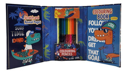 Set De Arte Para Niños Lapices Dibujos y Pizarra Colorear - Fliperex