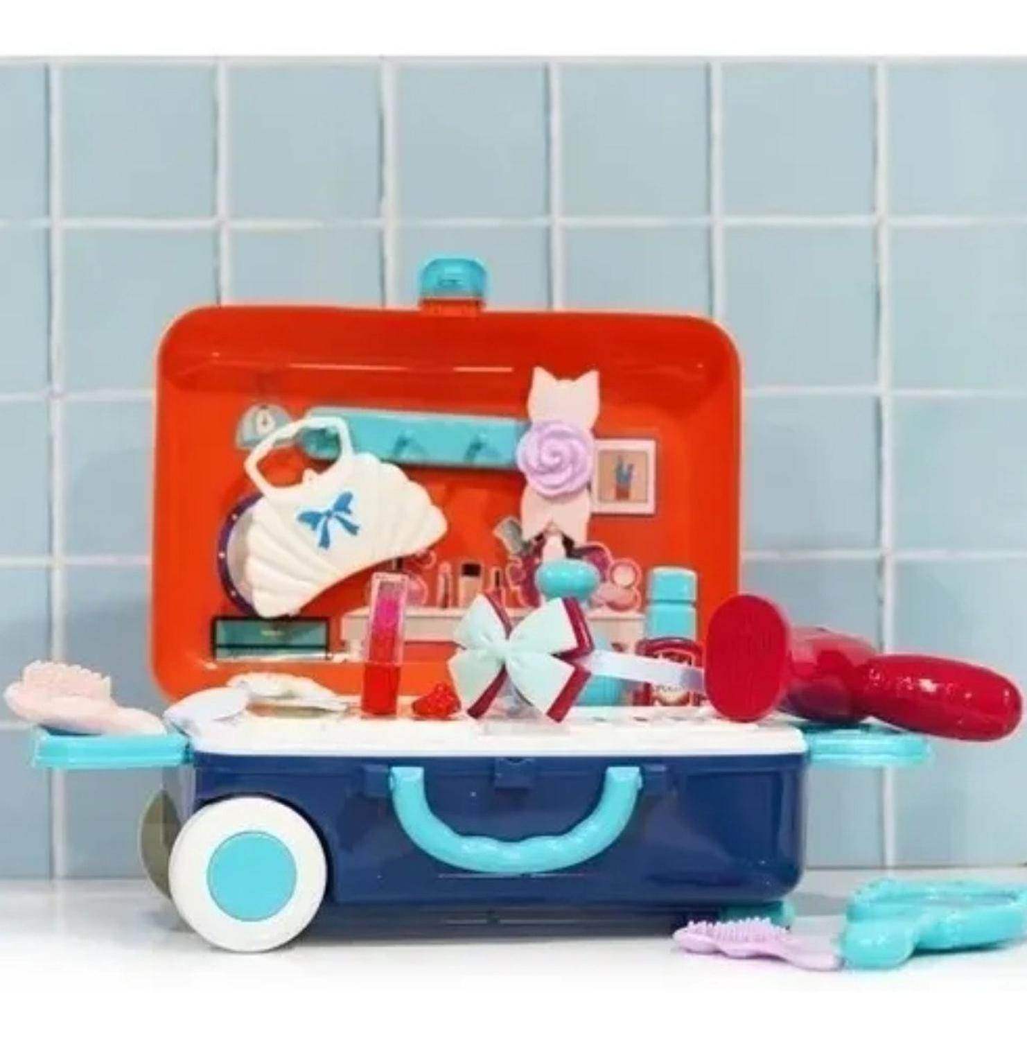 Set Maleta Maletin Infantil Maquilladora Niños Juegos - Fliperex