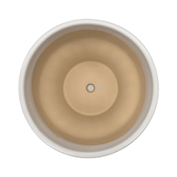 Macetero Maceta De Ceramica Blanco Patrones Negro Alto M - Fliperex