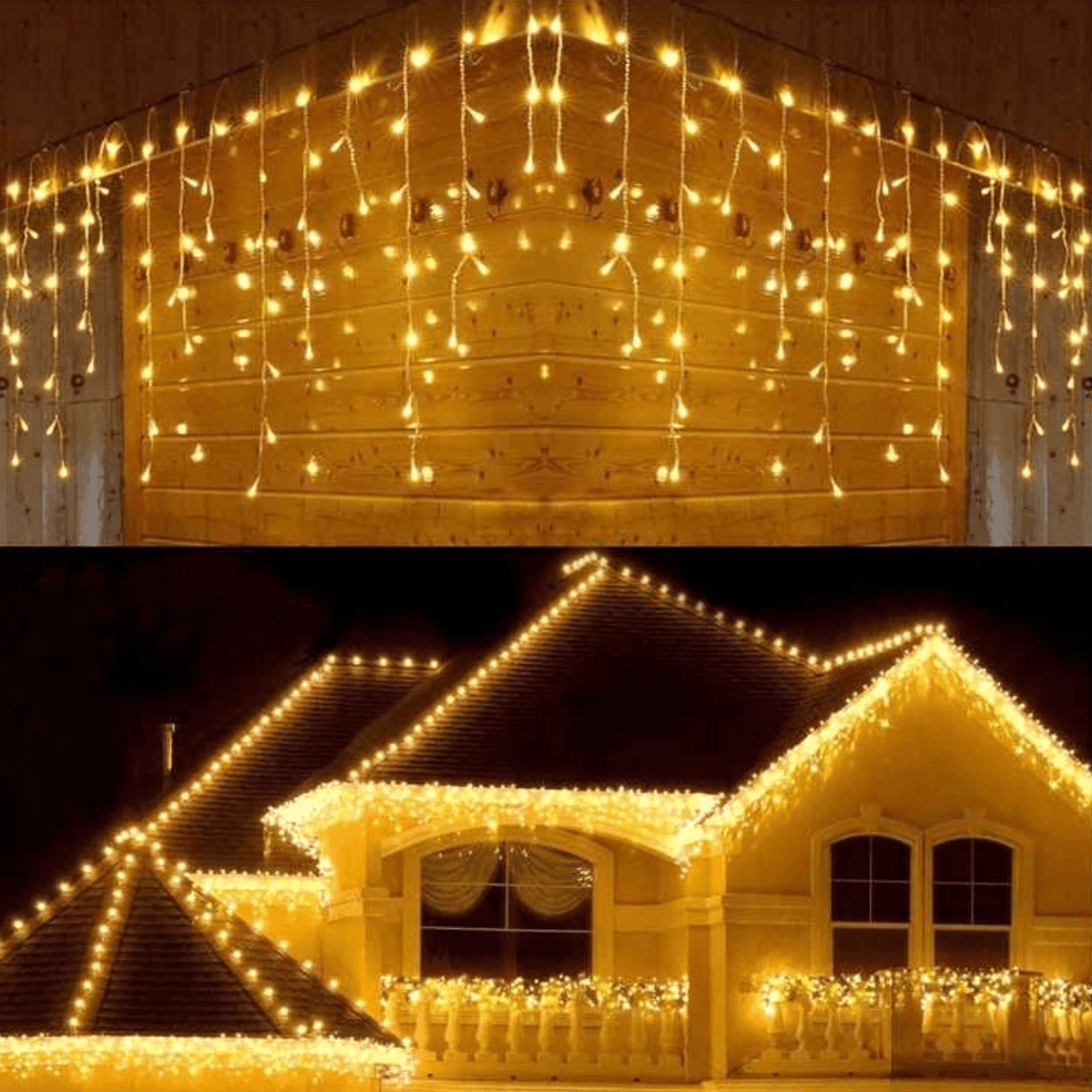 Cascada Luces Led Cortina Navidad Boda Matrimonio Fiestas - Fliperex