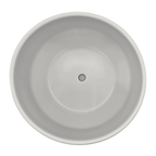 Macetero Maceta De Ceramica Elegante Blanco Liso Brillante M - Fliperex