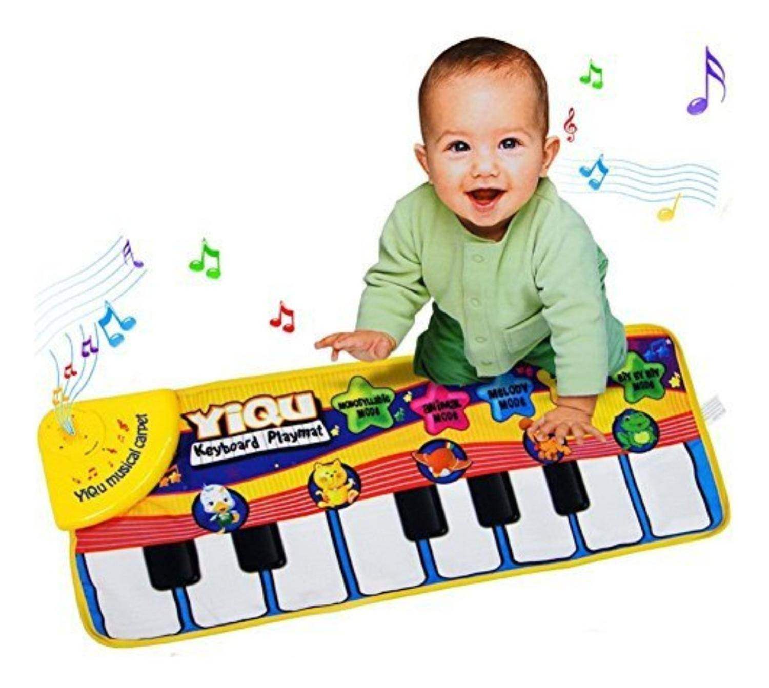 Alfombra Musical Piano Animal Para Bebe Juega Y Aprende - Fliperex