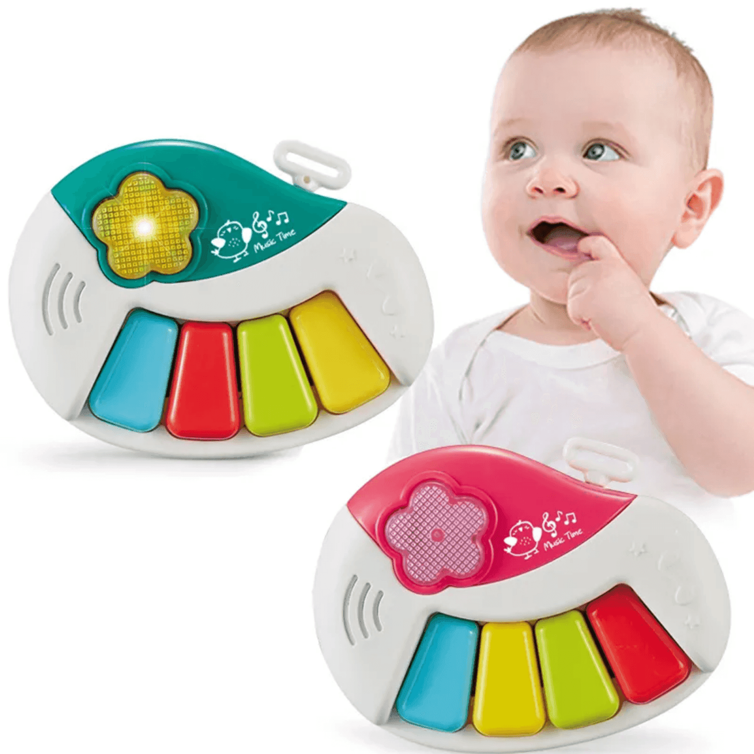 Juguete Piano Musical Con Luces Sonidos Interactivo Bebe - Fliperex