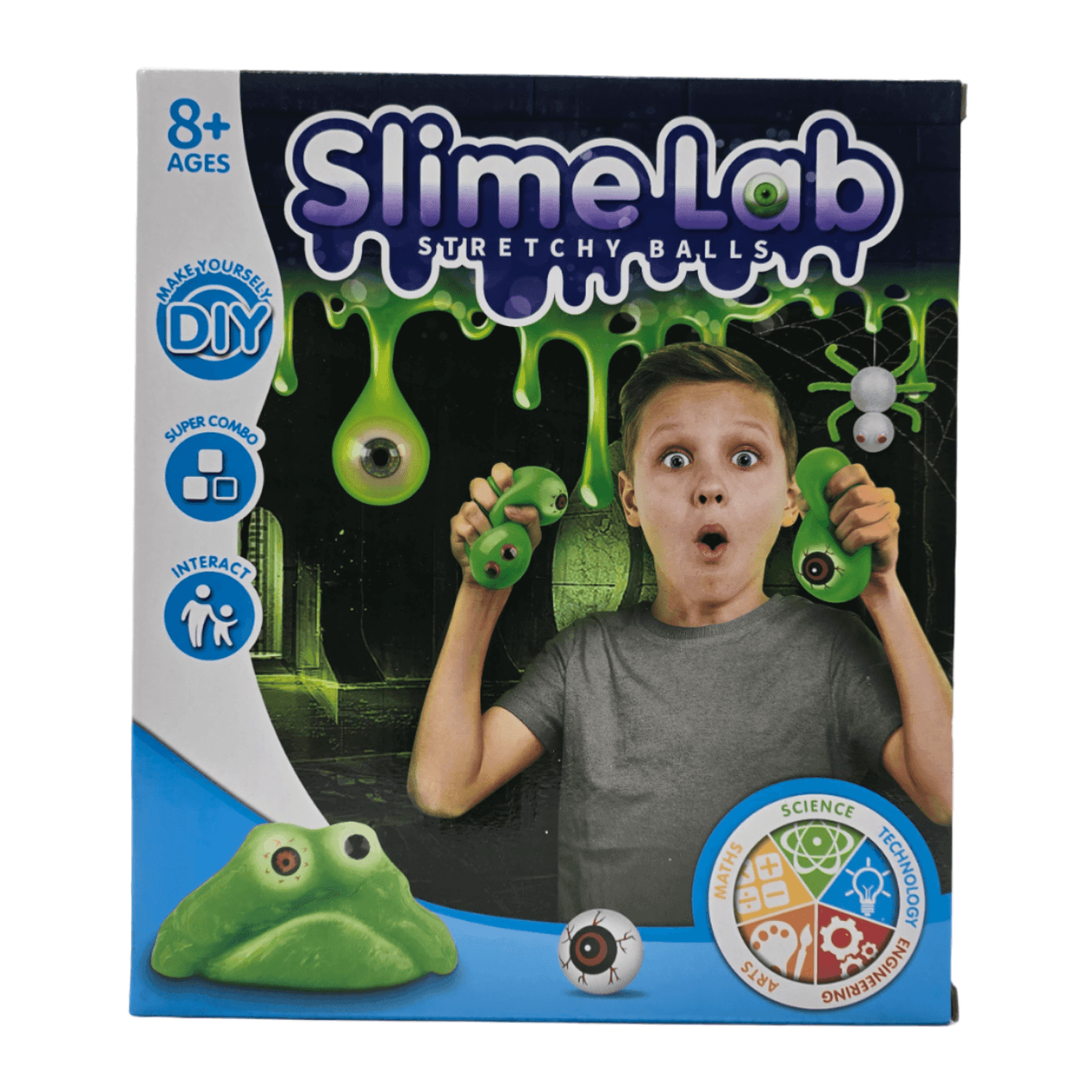 Kit De Ciencia Experimento Completo Slime Stretchy Balls Pro - Fliperex