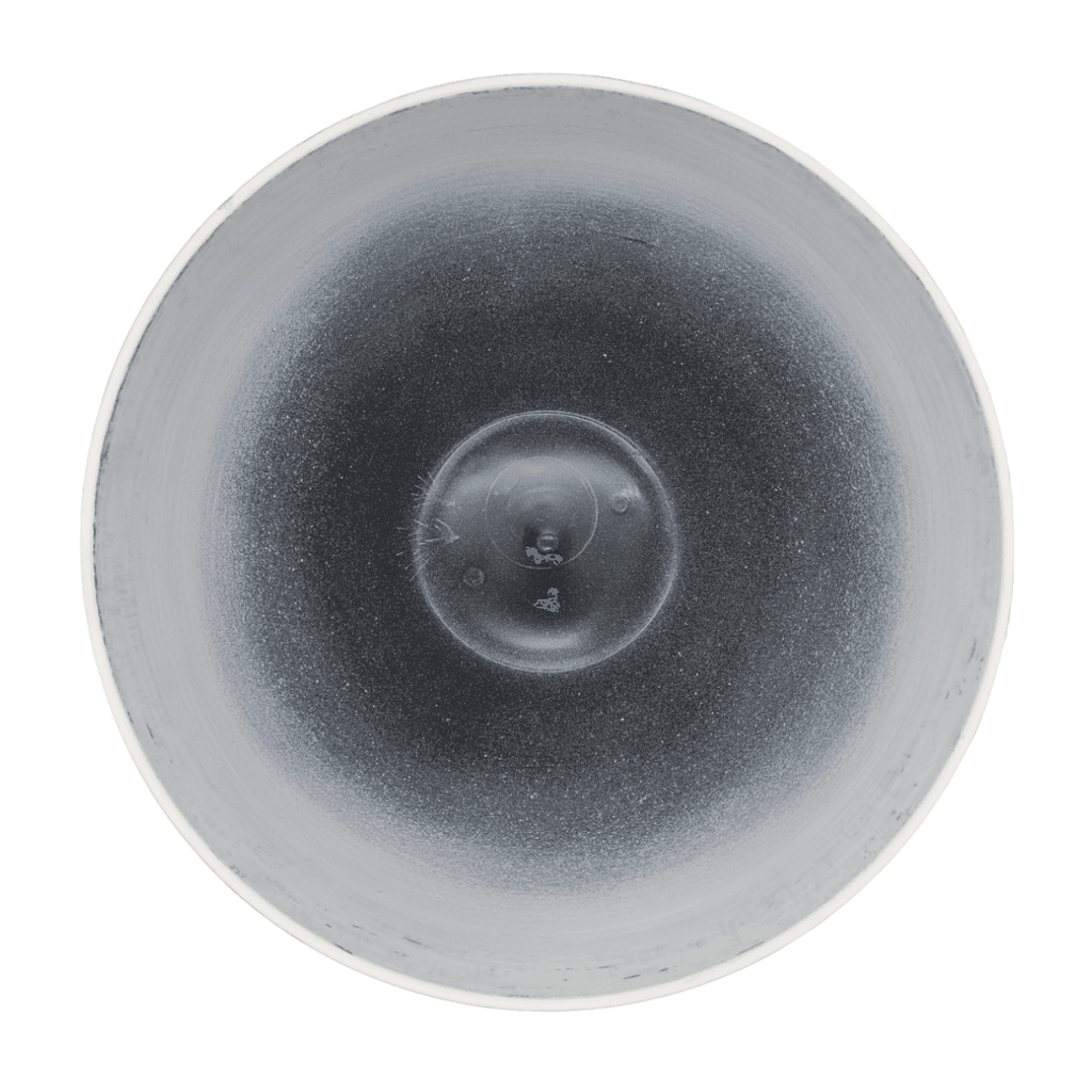 Macetero Maceta Diseño Rayas Envejecido De Plastico Blanco M - Fliperex