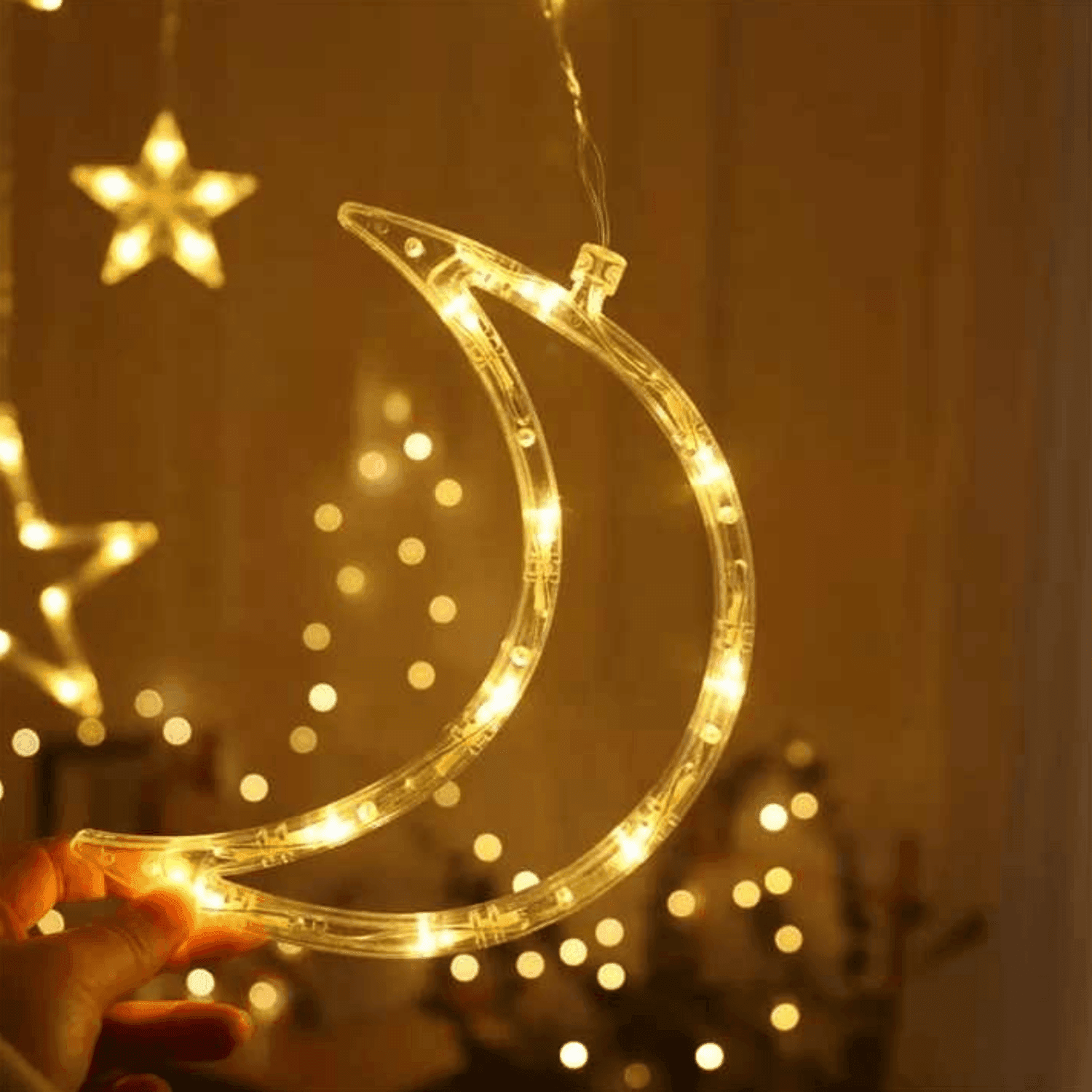 Cortina De Luces Cortina Led Luces Navideñas Guirnalda Luces - Fliperex