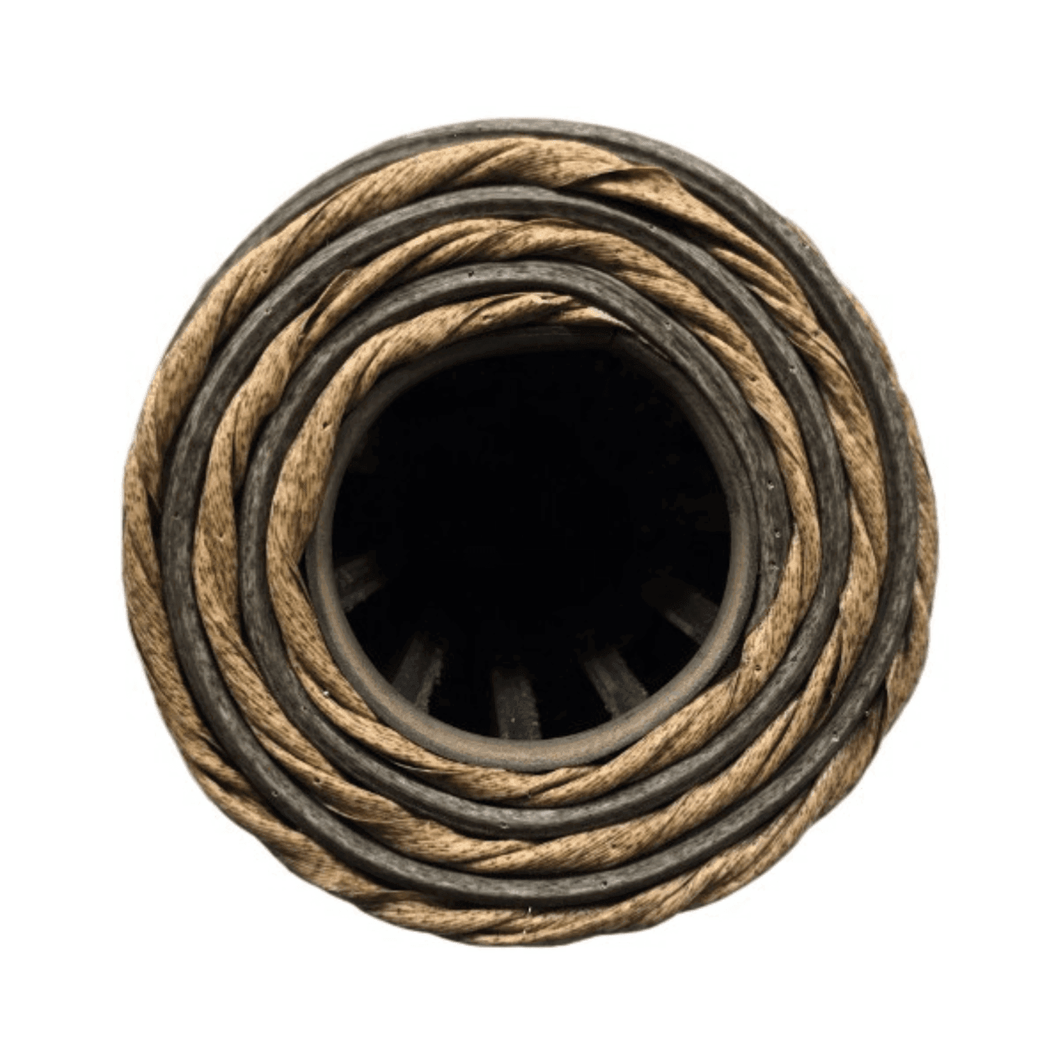 Jarron Florero Decorativo Tejido Rattan Moderno Café 50 CM - Fliperex