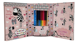 Set De Arte Para Niños Lapices Dibujos y Pizarra Colorear - Fliperex