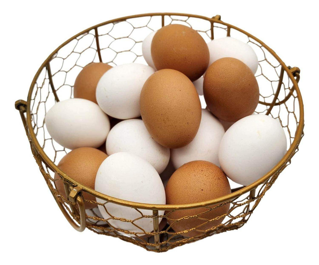 Gallina Decorativa Porta Huevos Cesta De Huevos Blanca - Fliperex