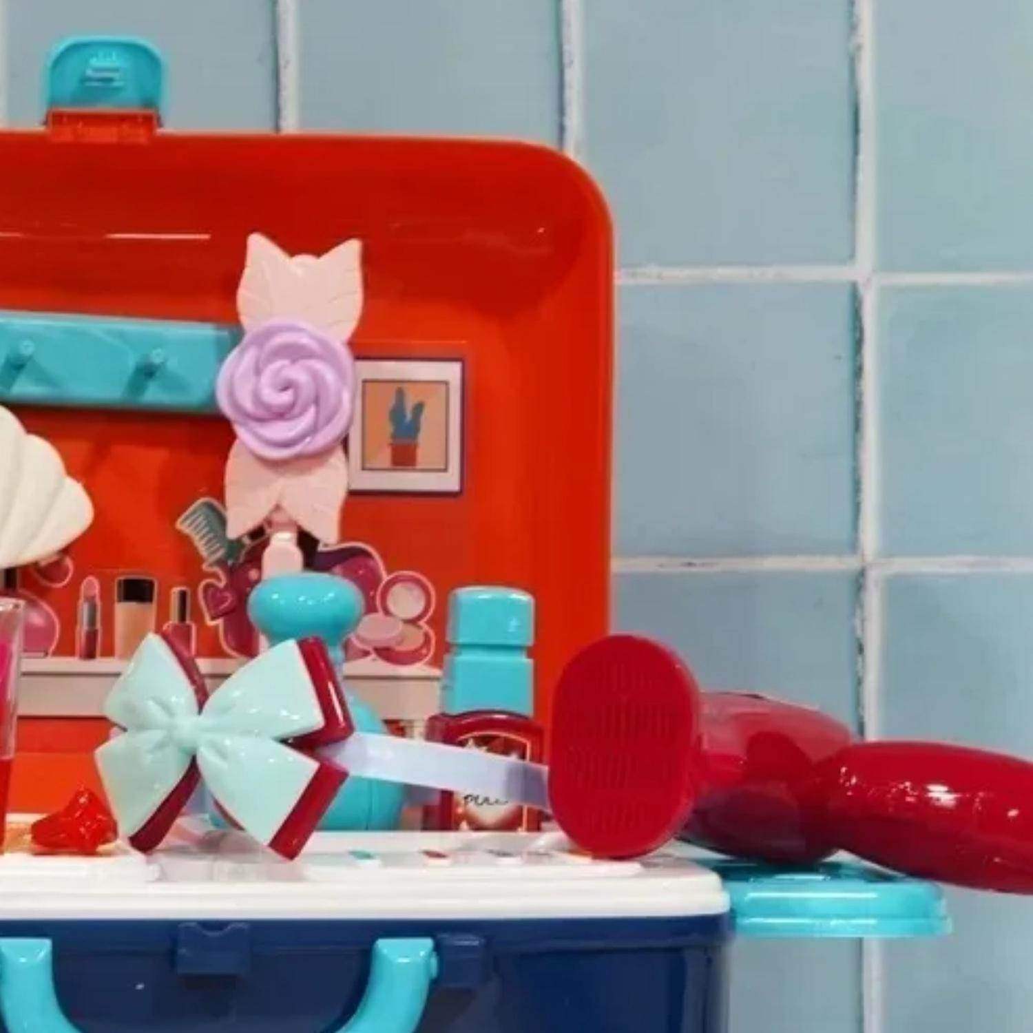 Set Maleta Maletin Infantil Maquilladora Niños Juegos - Fliperex