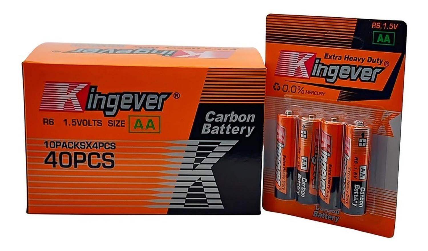 Pack Pilas Doble Aa Kingever 20 Unidades - Fliperex