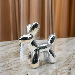 Adorno Perro Mascota Efecto Globo Metalizado Decoracion - Fliperex