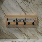 Perchero De Pared Con 4 Perchas Dobles Together - Fliperex