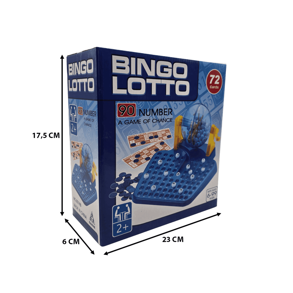 Juego Bingo Lotto Tombola Set Completo Juego De Mesa - Fliperex
