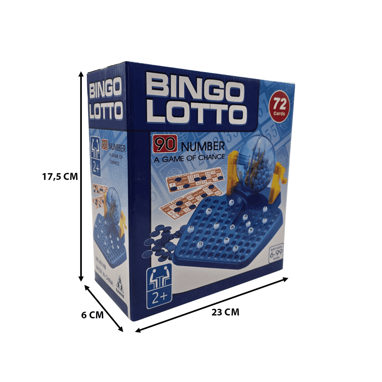 Juego Bingo Lotto Tombola Set Completo Juego De Mesa - Fliperex