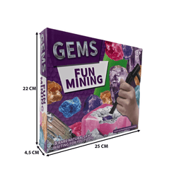 Kit Minería Excavación Rocas Y Minerales Juguete Educativo - Fliperex