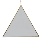 Set 4 Espejos Pared Para Colgar Triangular Marco De Espejo - Fliperex