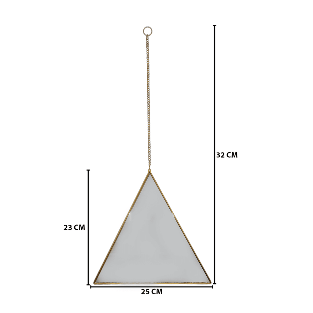 Set 4 Espejos Pared Para Colgar Triangular Marco De Espejo - Fliperex