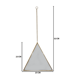 Set 4 Espejos Pared Para Colgar Triangular Marco De Espejo - Fliperex