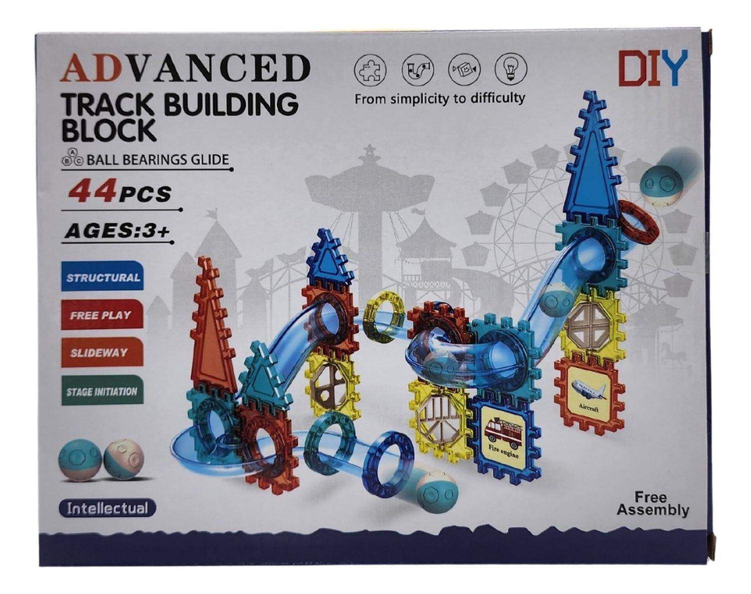 Set De Construccion Tobogan Carrera De Bolitas 44 Piezas - Fliperex