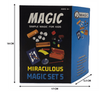 Set Juego De Magia y Trucos Clásico Para Niño Adulto Celeste - Fliperex